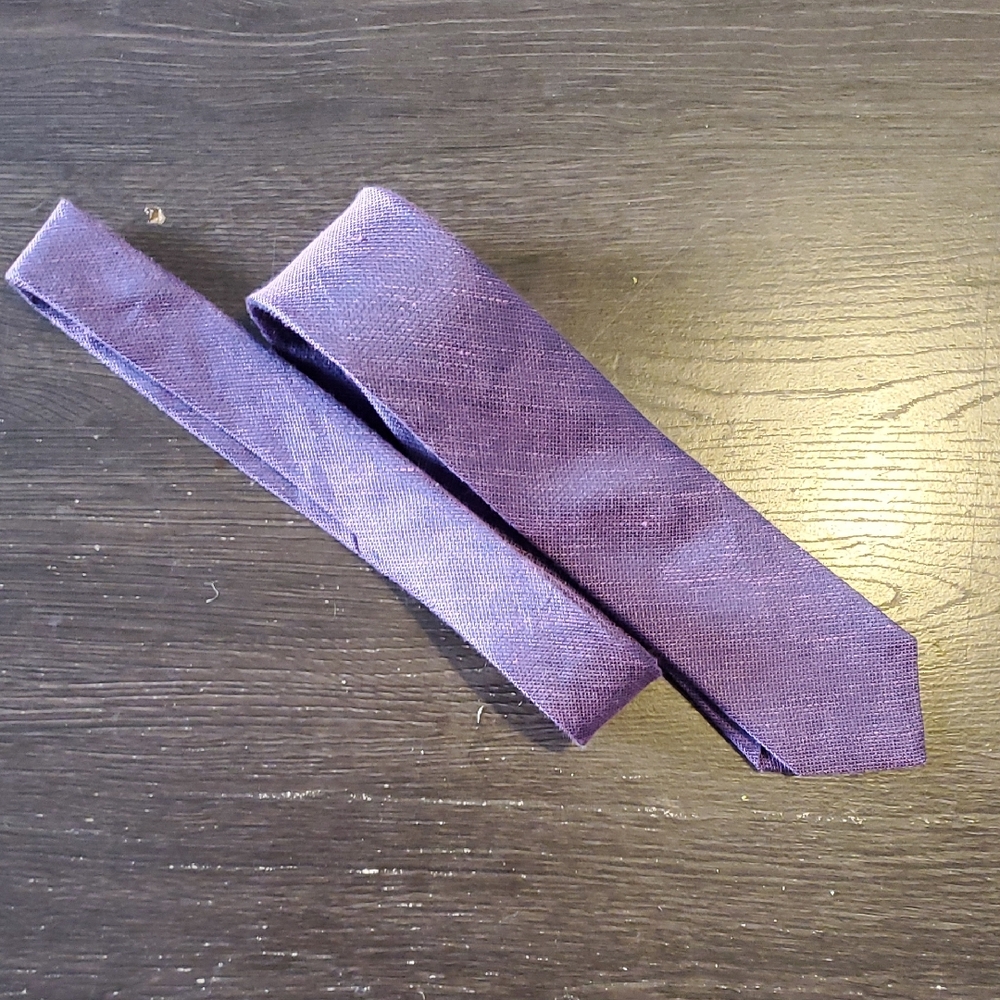 The Tie Bar Purple Silk Tie